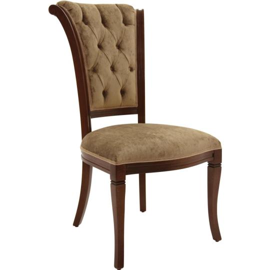 taliansky zamat hneda stolicka elegantna calunena zaspalova pohodlna bukova vila salon obciansky jedalen taliansky nabytok calunena.jpg